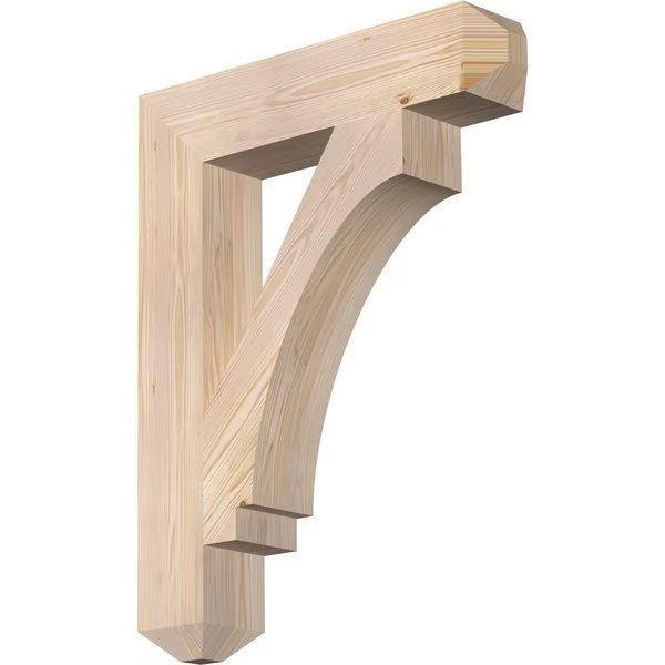 Imperial Craftsman Smooth Bracket, Douglas Fir, 5 1/2